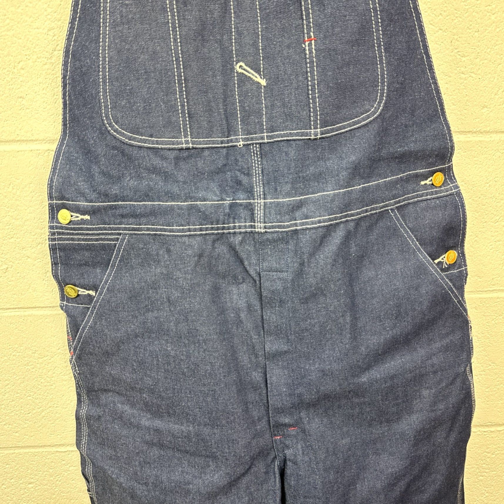 Dickies Dickies Classic Bib Overalls Men 34x32 Black Canvas Carpenter Work Pants Size US 34 / EU 50 - 4 Thumbnail