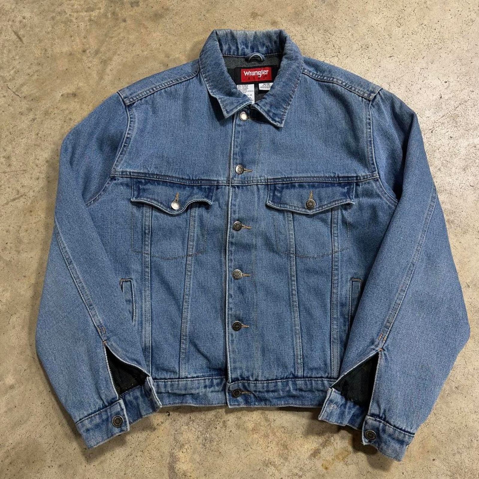 Vintage × Wrangler Vintage Wrangler Hero Blanket Lined Denim Jacket Size US M / EU 48-50 / 2 - 2 Thumbnail