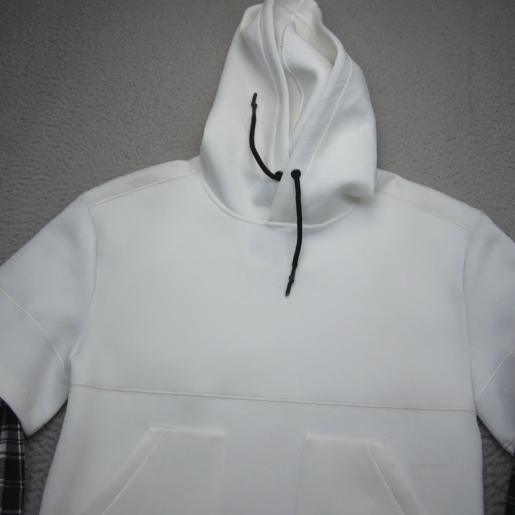 Madison VINTAGE Madison Supply Sweater Mens Small White Double Layer Flannel Sleeve Hoodie Size US S / EU 44-46 / 1 - 4 Thumbnail