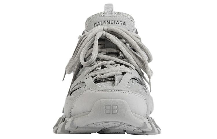 Balenciaga o1bcso1str1224 Track Sneakers Recycled Sole in Grey Size US 7 / IT 37 - 4 Thumbnail