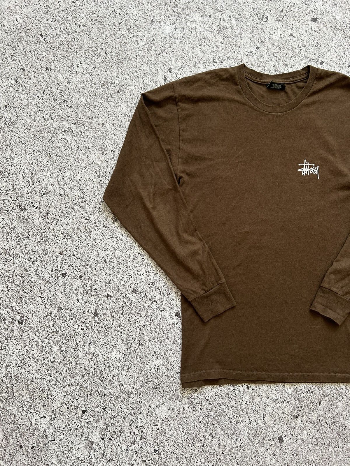 Stussy × Vintage Vintage Stussy Y2K Big Logo Retro Long Sleeve Tee 00’s Hype Size US M / EU 48-50 / 2 - 4 Thumbnail