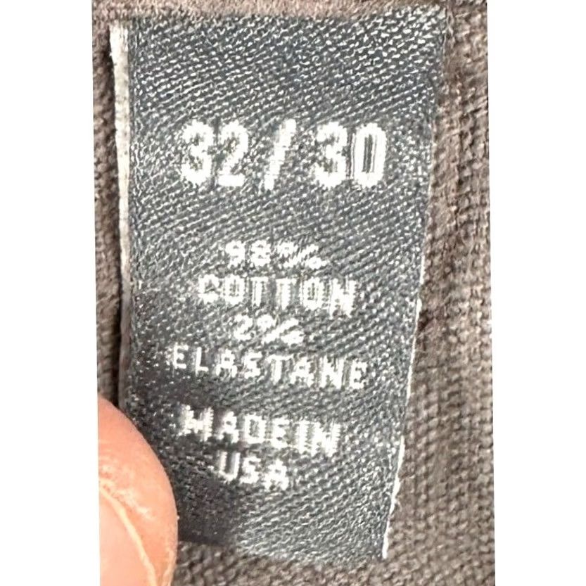 Bonobos Bonobos Pants Mens 32X30 Grey Tailored French Corduroy Chino Stretch Made In USA Size US 32 / EU 48 - 4 Thumbnail