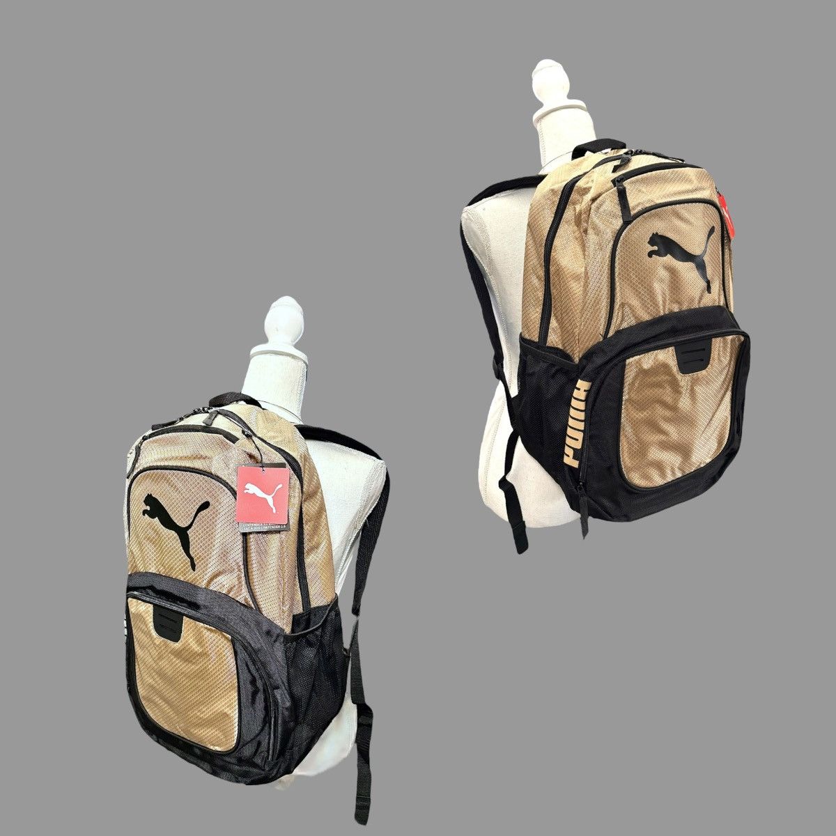 Puma Puma Unisex Contender 3.0 Laptop Backpack in Tan and Black Size ONE SIZE - 2 Thumbnail