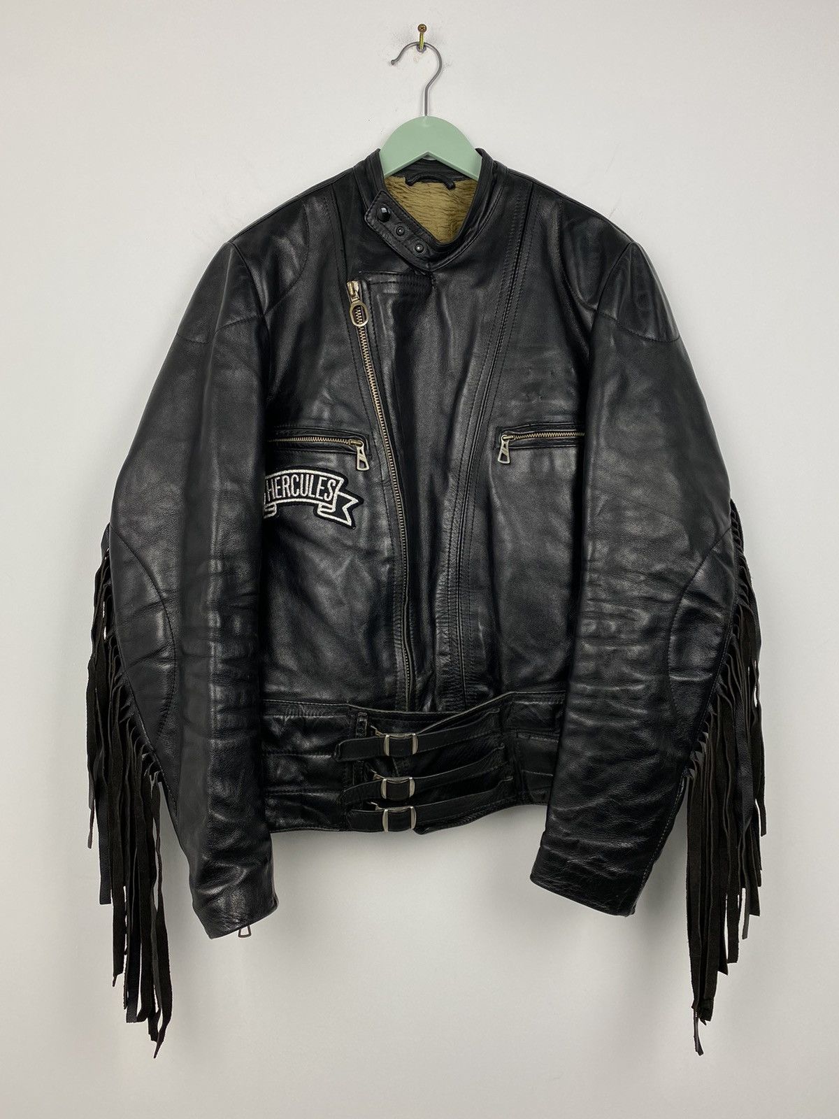 Vintage Vintage Harro Western Black Leather Jacket Motorcycle Y2K Size US L / EU 52-54 / 3 - 1 Thumbnail