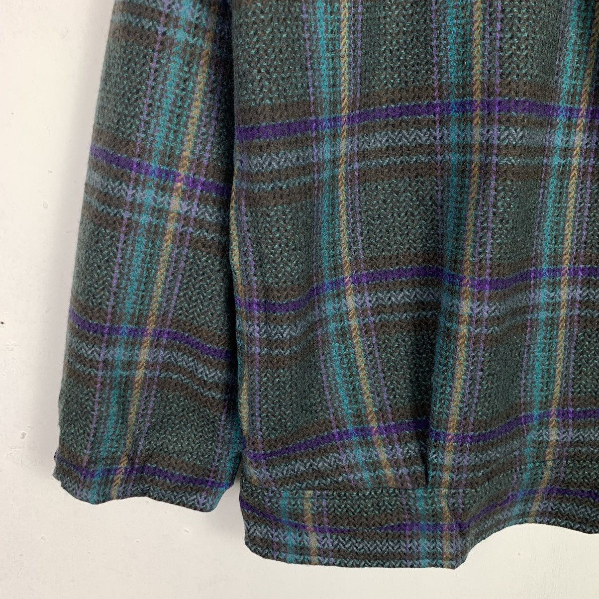 Japanese Brand × Vintage Vintage Allen Bien Plaid Jacket Size US L / EU 52-54 / 3 - 6 Thumbnail