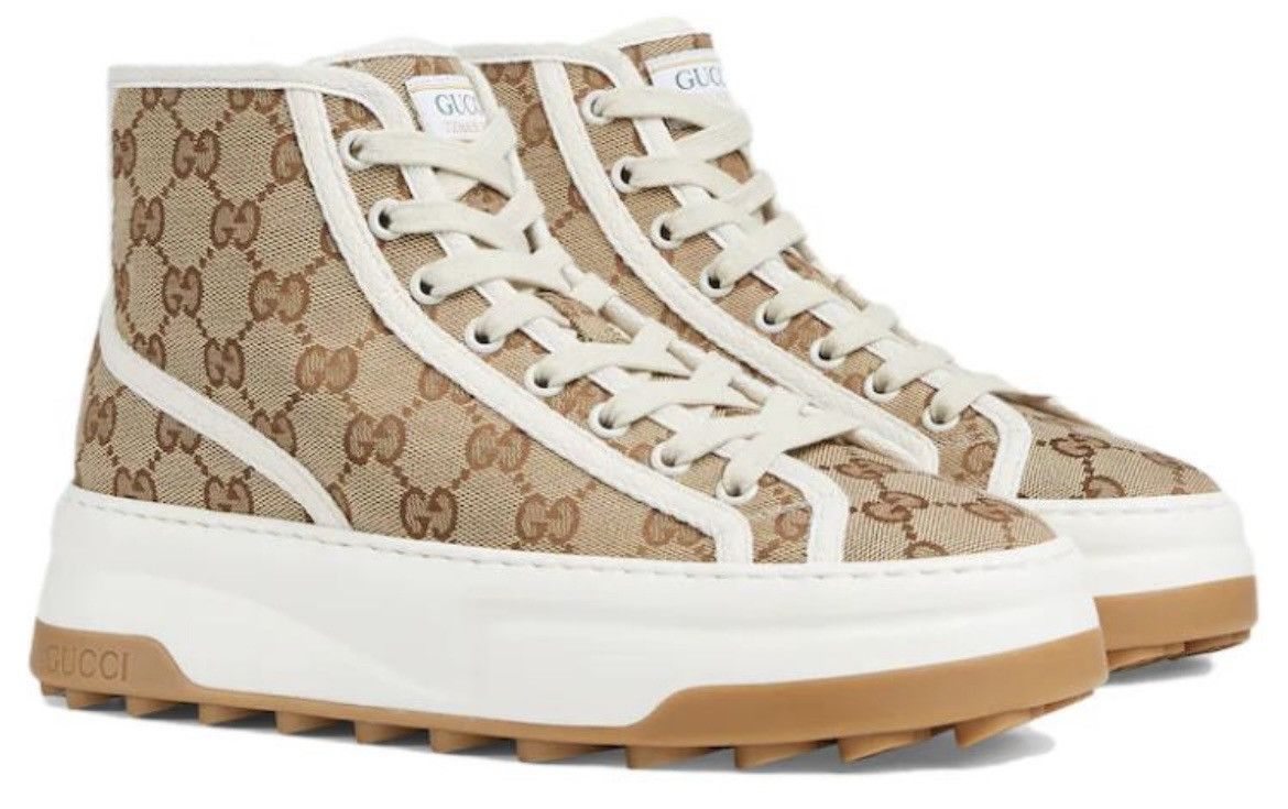Gucci Gucci GG High Interlocking G Sneaker 746768 Size US 10.5 / IT 40.5 - 1 Thumbnail