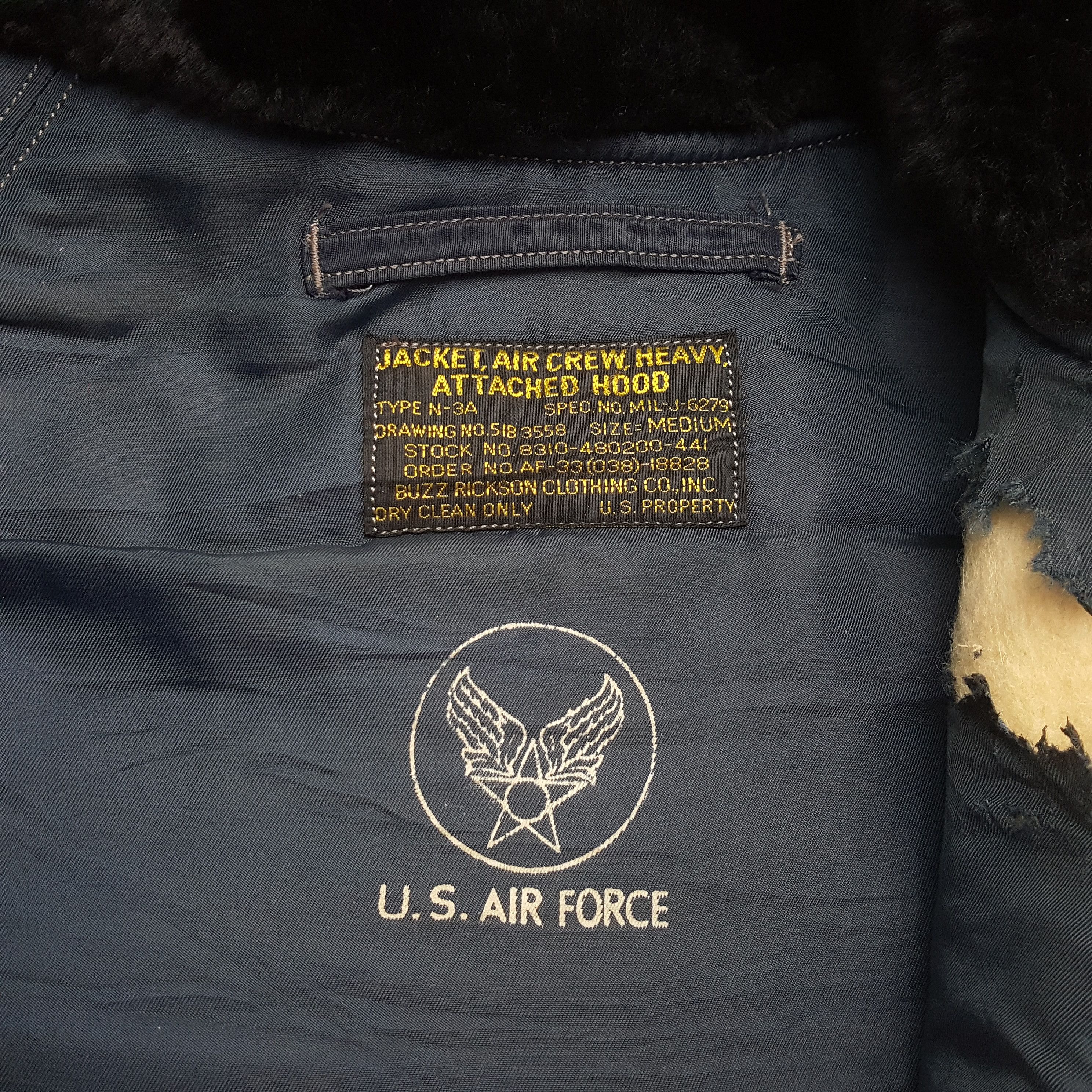 Buzz Rickson's Vintage Buzz Rickson's Air Force Distressed Jacket C303N11 Size US XL / EU 56 / 4 - 8 Thumbnail