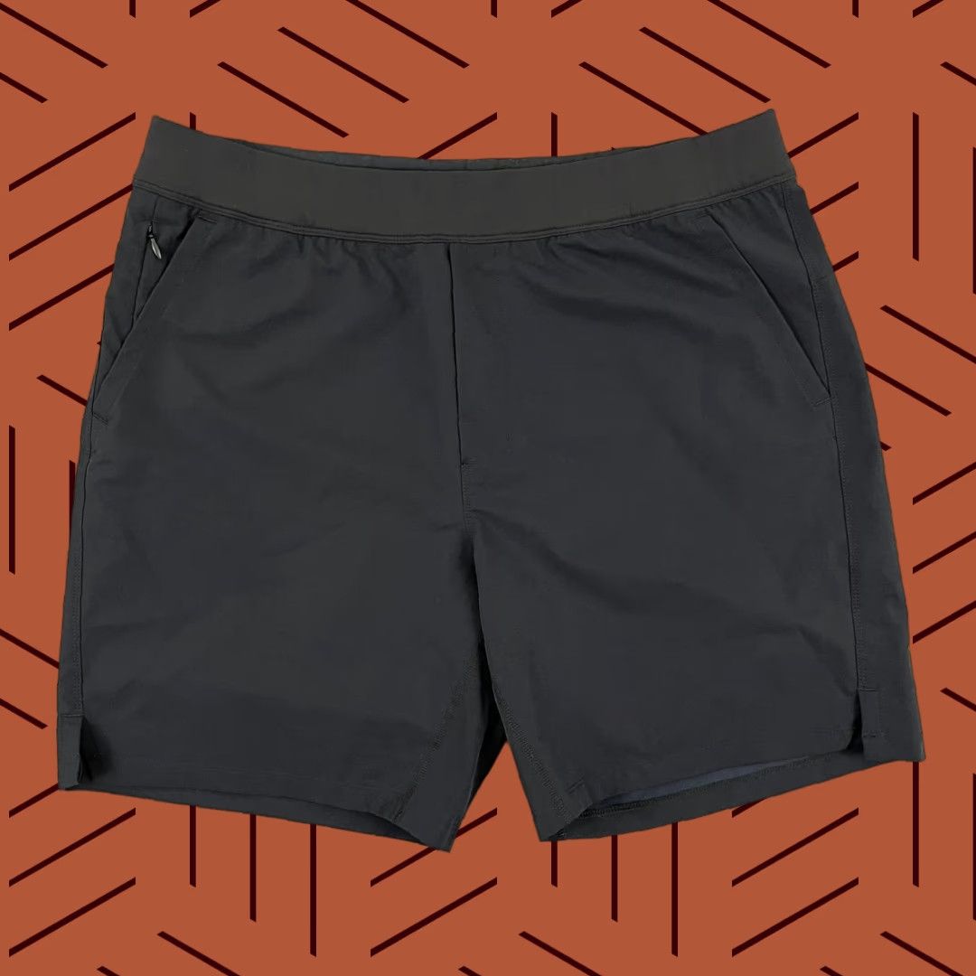 Vintage Public Rec Shorts Men 36 / 7" Black Lounge Sweat Casual Travel Stretch Size US 36 / EU 52 - 1 Thumbnail
