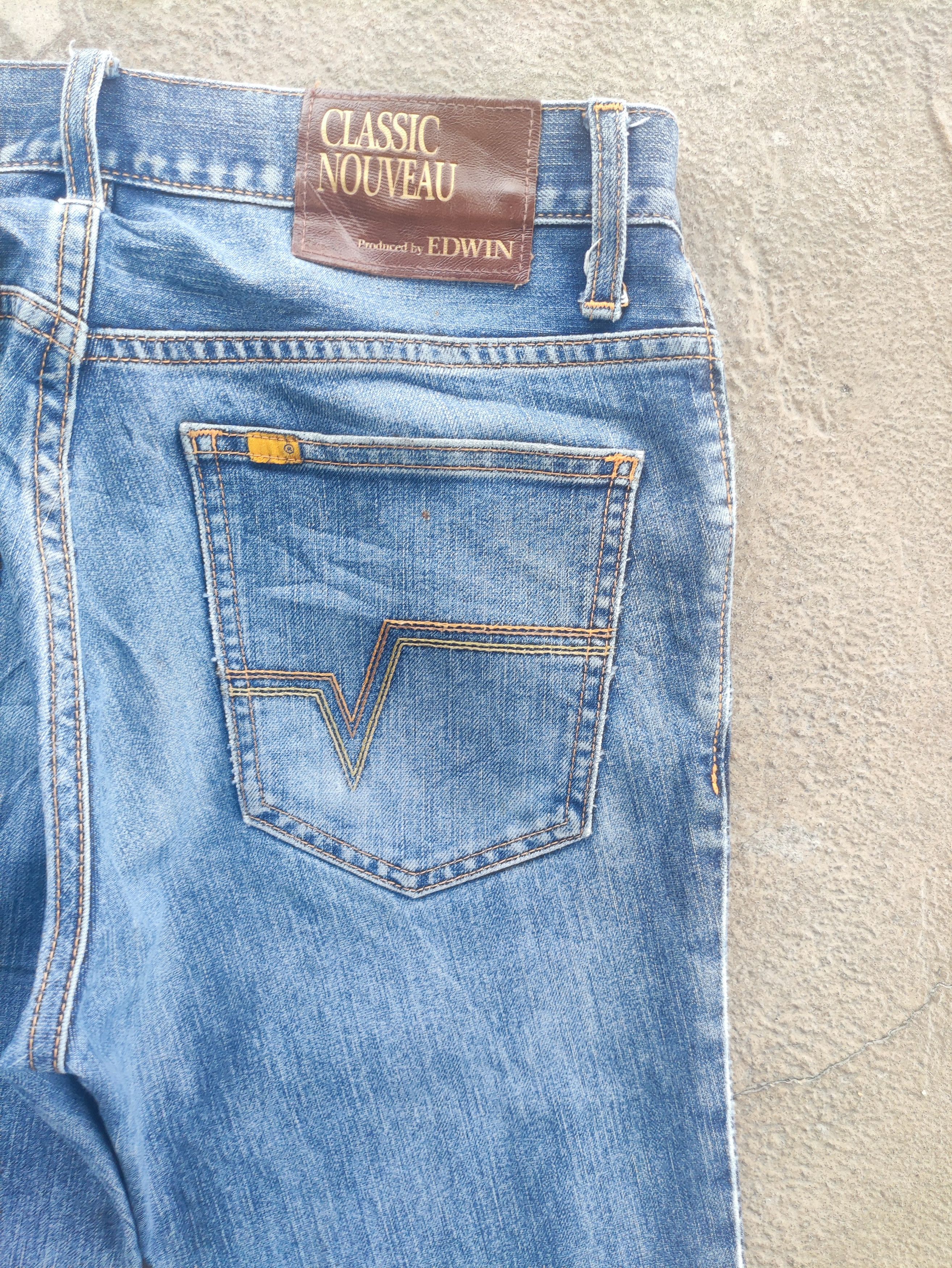 Edwin Vintage Edwin Distress Faded Denim Jean Size US 30 / EU 46 - 12 Thumbnail