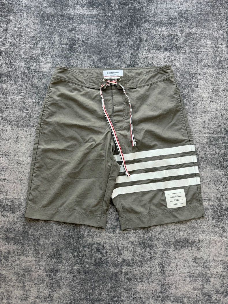 Thom Browne size0 Gray beach shorts
