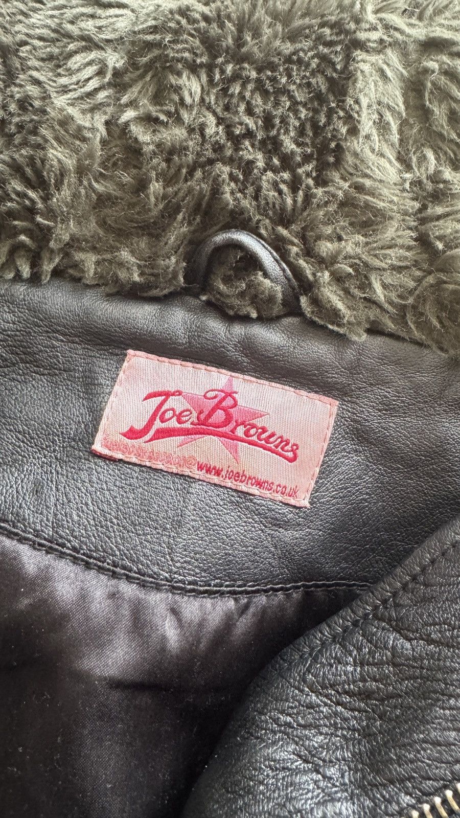 Japanese Brand Y2K Faux Fur Leather Bomber Jacket Ifsixwasnine LGB Goa vibe Size US S / EU 44-46 / 1 - 7 Thumbnail