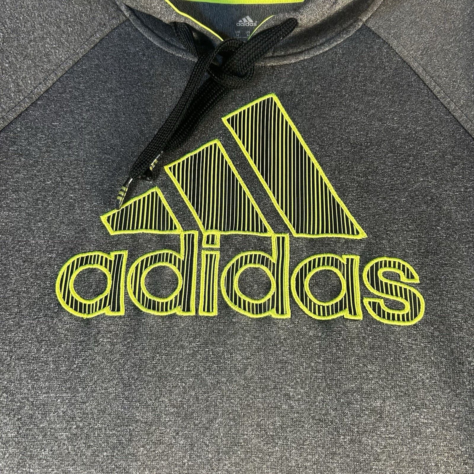 Adidas ADIDAS Size M Gray Front Pocket Fleece Lined Athletic Hoodie Size US M / EU 48-50 / 2 - 2 Thumbnail