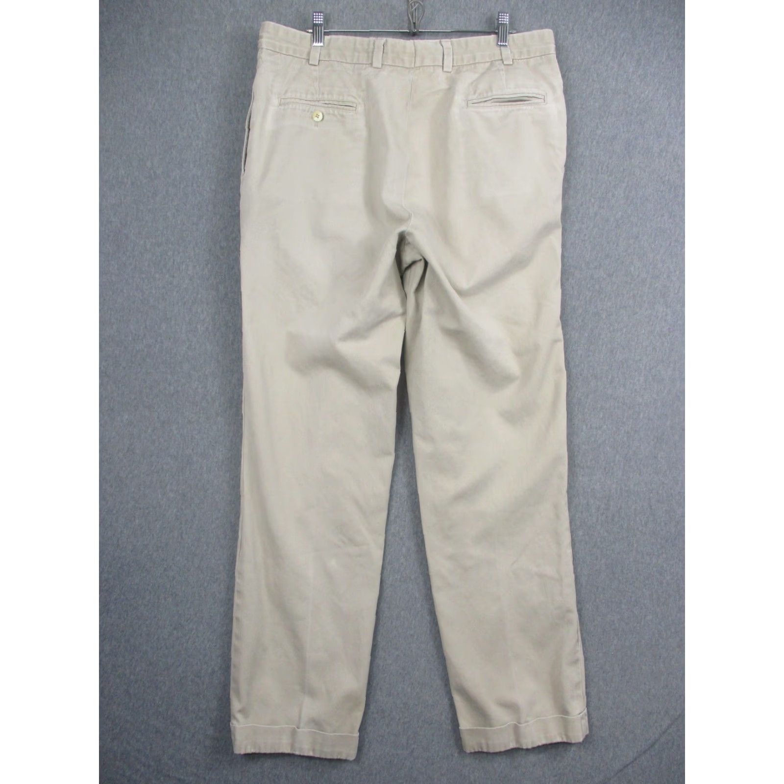 Bills Khakis Bills Khakis Pants Mens 37x31 Beige Pleated Chino Straight Leg Made USA Cotton Khakis Mens Pants Straight Leg 37 Beige USA Cotton Size US 37 - 6 Thumbnail