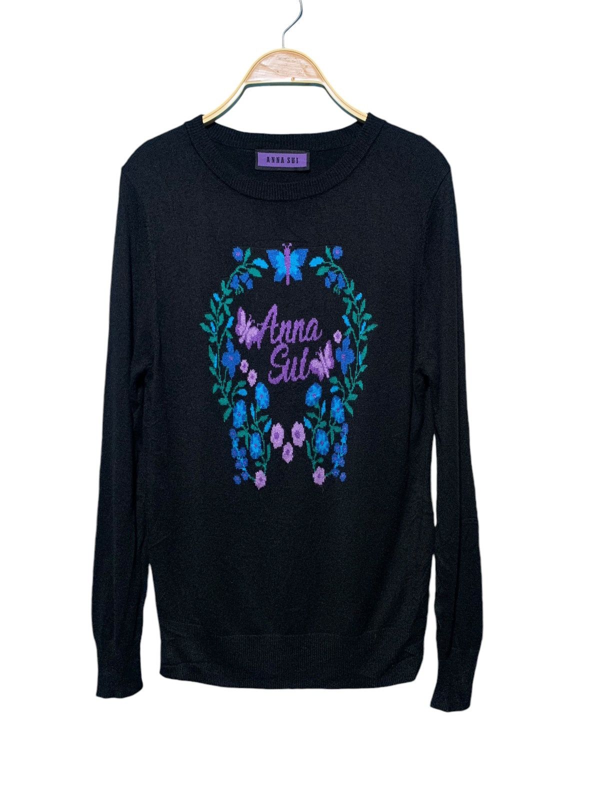 Anna Sui SS23 Anna Sui blooming garden artwork knit sweater Size M / US 6-8 / IT 42-44 - 1 Thumbnail