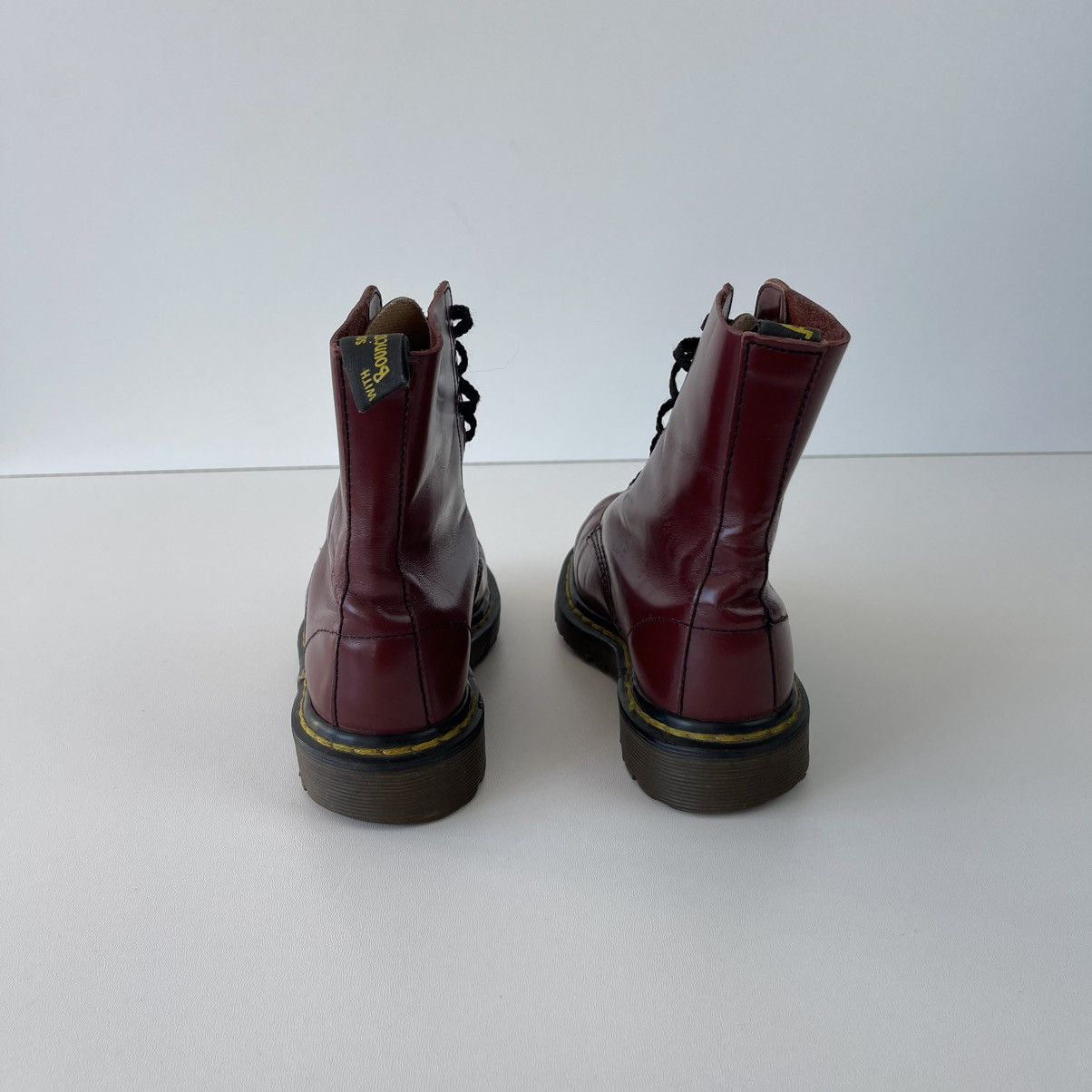 Dr. Martens Dr.Martens 1460 80’s Vintage Boots Cherry Red Made England Size US 6.5 / IT 36.5 - 8 Thumbnail