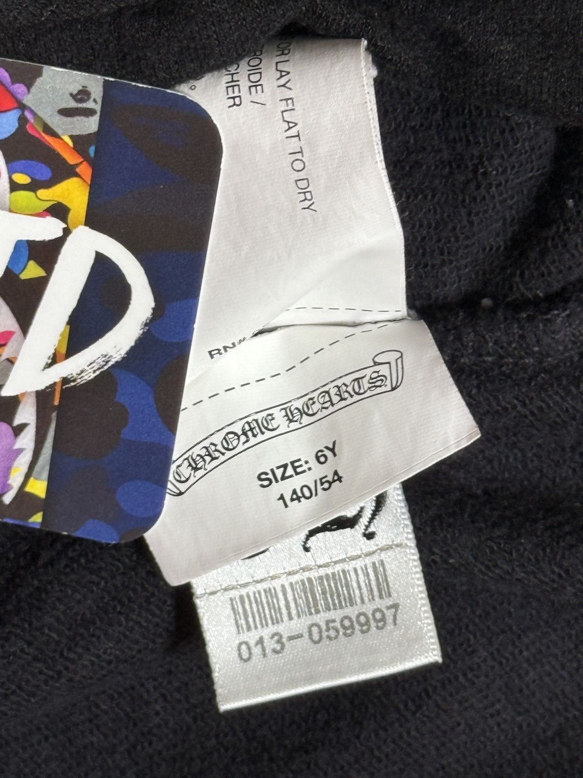 Chrome Hearts Chrome Hearts Kids Black Matty Boy Logo Sweatpants Size US 26 / EU 42 - 7 Thumbnail