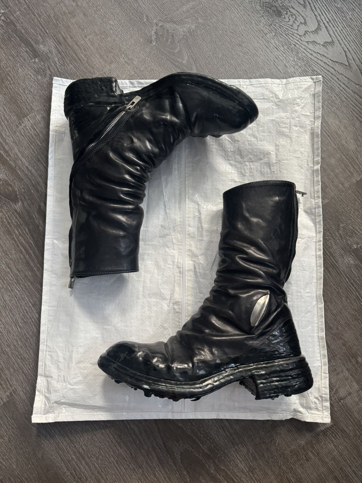 Carol Christian Poell × Designer Carol Christian Poell Drip Tornado Boots Size US 8.5 / EU 41-42 - 2 Thumbnail