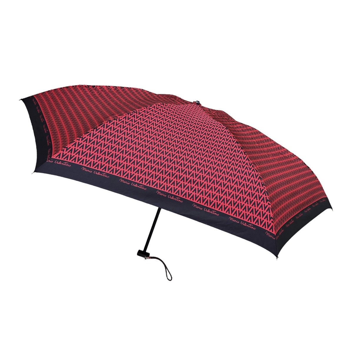 Mario Valentino Mario Valentino All Over Pattern Red Folding Umbrella Size ONE SIZE - 1 Thumbnail