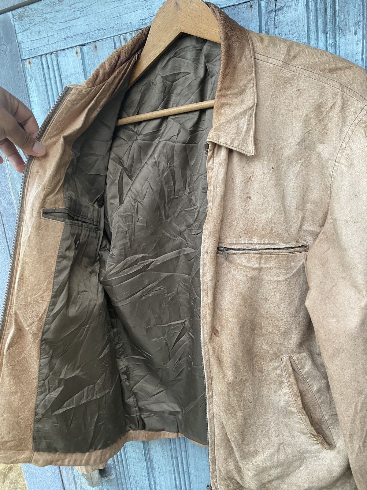 Yohji Yamamoto Vintage!!!Jacket Leather Y’s Yohji Yamamoto Size US L / EU 52-54 / 3 - 15 Thumbnail