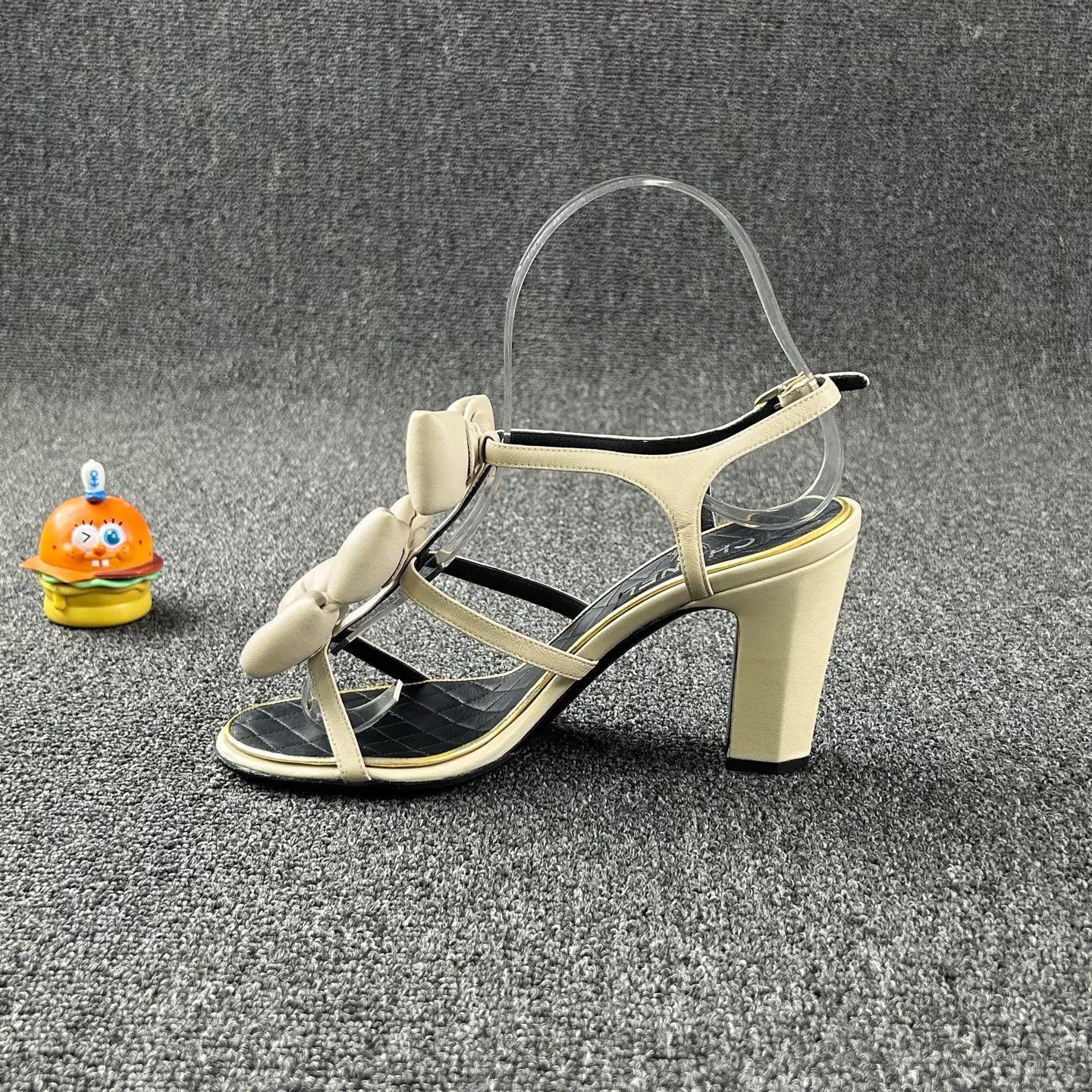 Chanel Chanel ribbon bow sandals 36.5 good condition Size US 6 / IT 36 - 3 Thumbnail