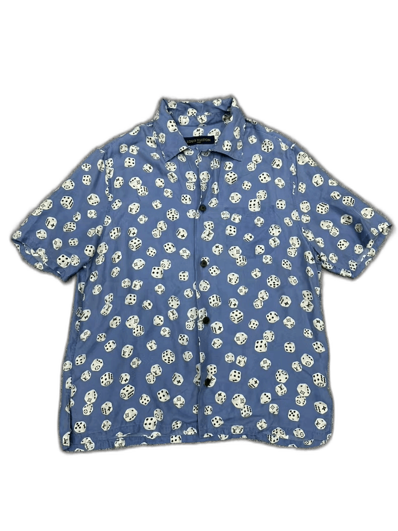 Louis Vuitton Louis Vuitton Dice Print Short Sleeve Shirt Size US M / EU 48-50 / 2 - 1 Thumbnail