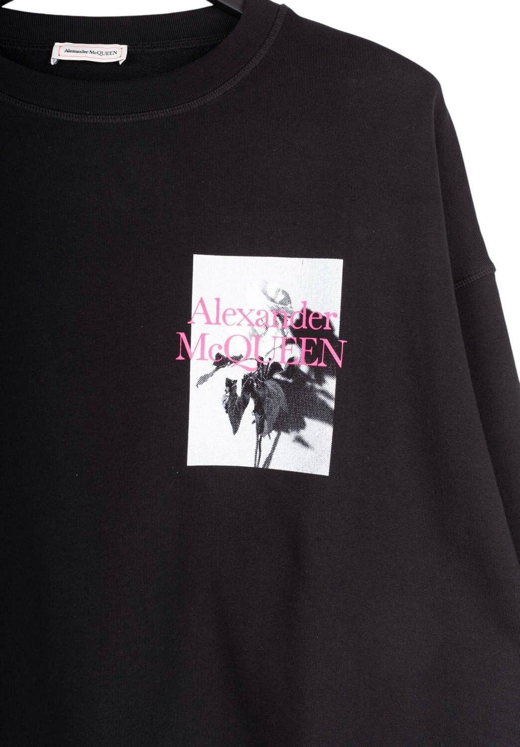 Alexander McQueen Original Alexander McQueen Rose Print Women Jumper M/L B133 Size M / US 6-8 / IT 42-44 - 4 Thumbnail