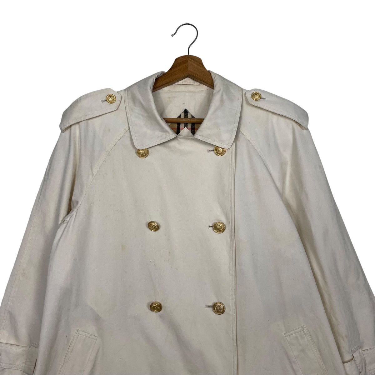 Burberry Burberrys Double Breasted Trench Coat Size M / US 6-8 / IT 42-44 - 2 Thumbnail