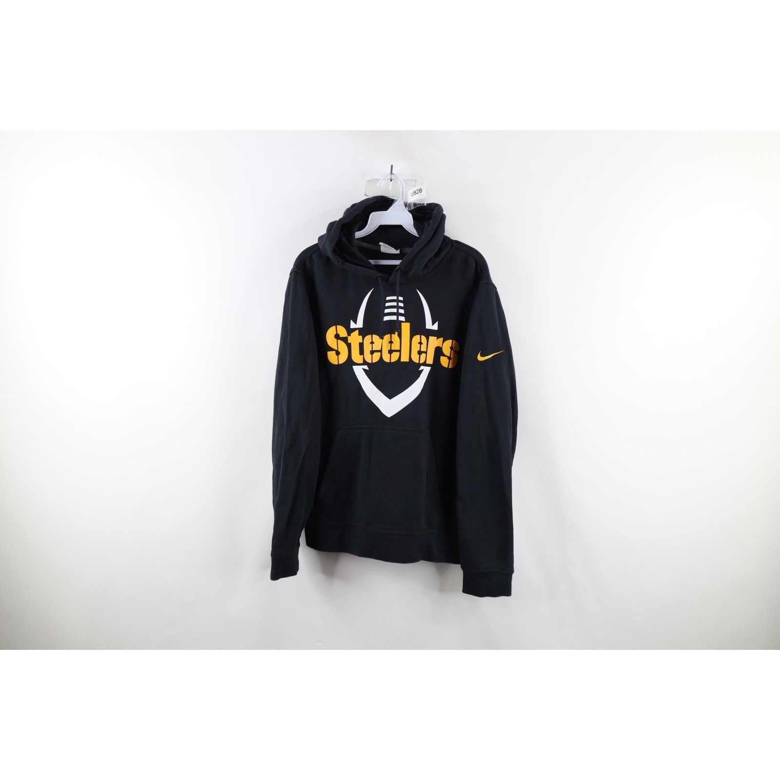 Nike Nike Spell Out Pittsburgh Steelers Football Hoodie Size US M / EU 48-50 / 2 - 1 Thumbnail