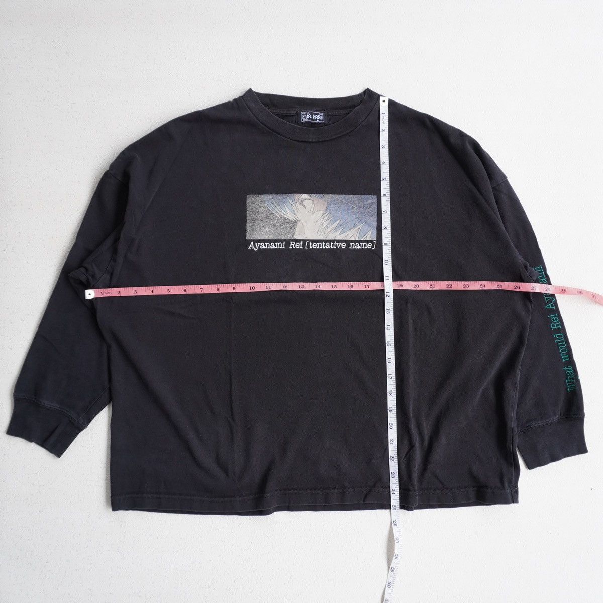 Anime Vintage Japanese Anime Ayanami Rei Longsleeve Size US XL / EU 56 / 4 - 8 Thumbnail