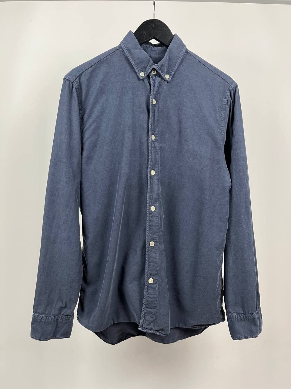 Wax London Wax London Corduroy Shirt Long Sleeve Blue Men’s Size M Size US M / EU 48-50 / 2 - 1 Thumbnail