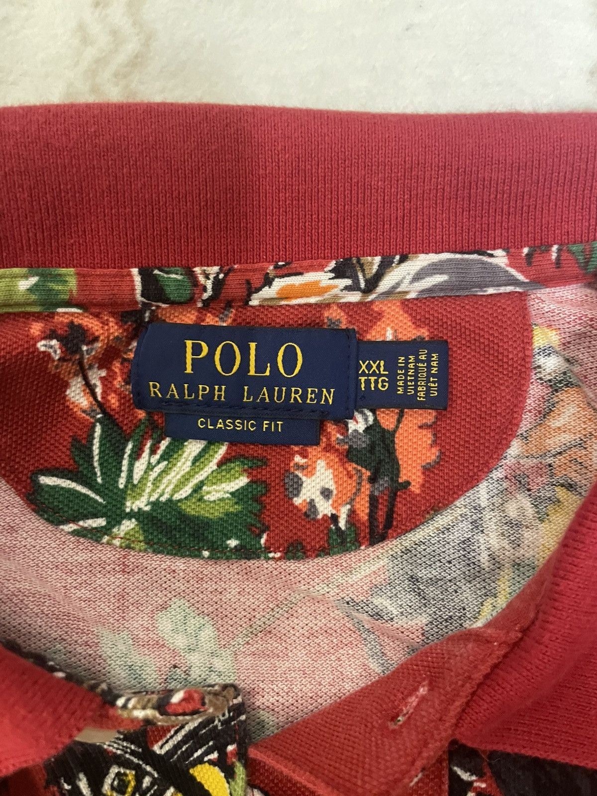 Polo Ralph Lauren Ralph Lauren Red Polo shirt western printed design RARE Size US XXL / EU 58 / 5 - 3 Thumbnail