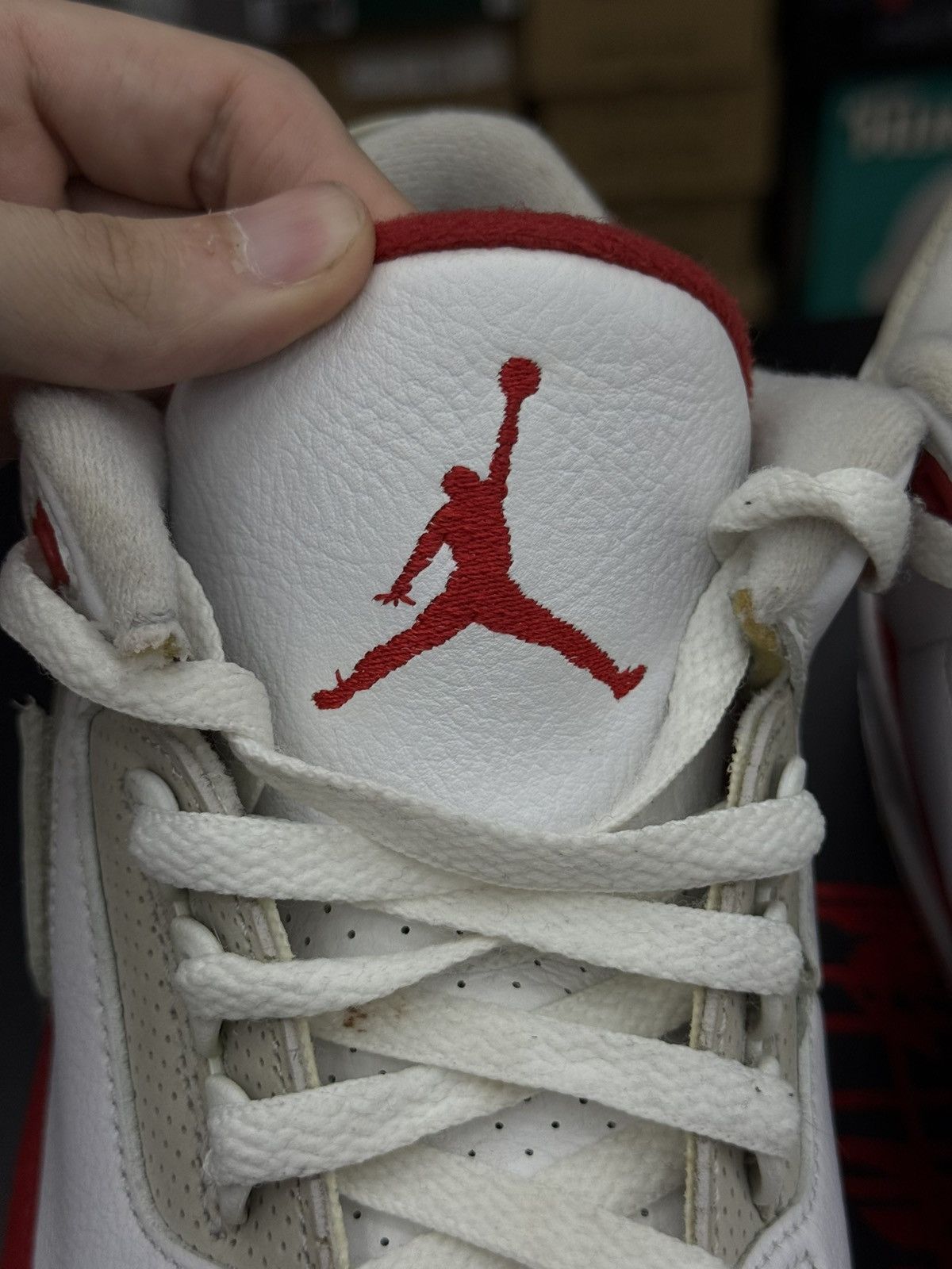 Jordan Brand Jordan 3 Tinker University Red Size (11.5) 2019 (CJ0939-100) Size US 11.5 / EU 44-45 - 8 Thumbnail