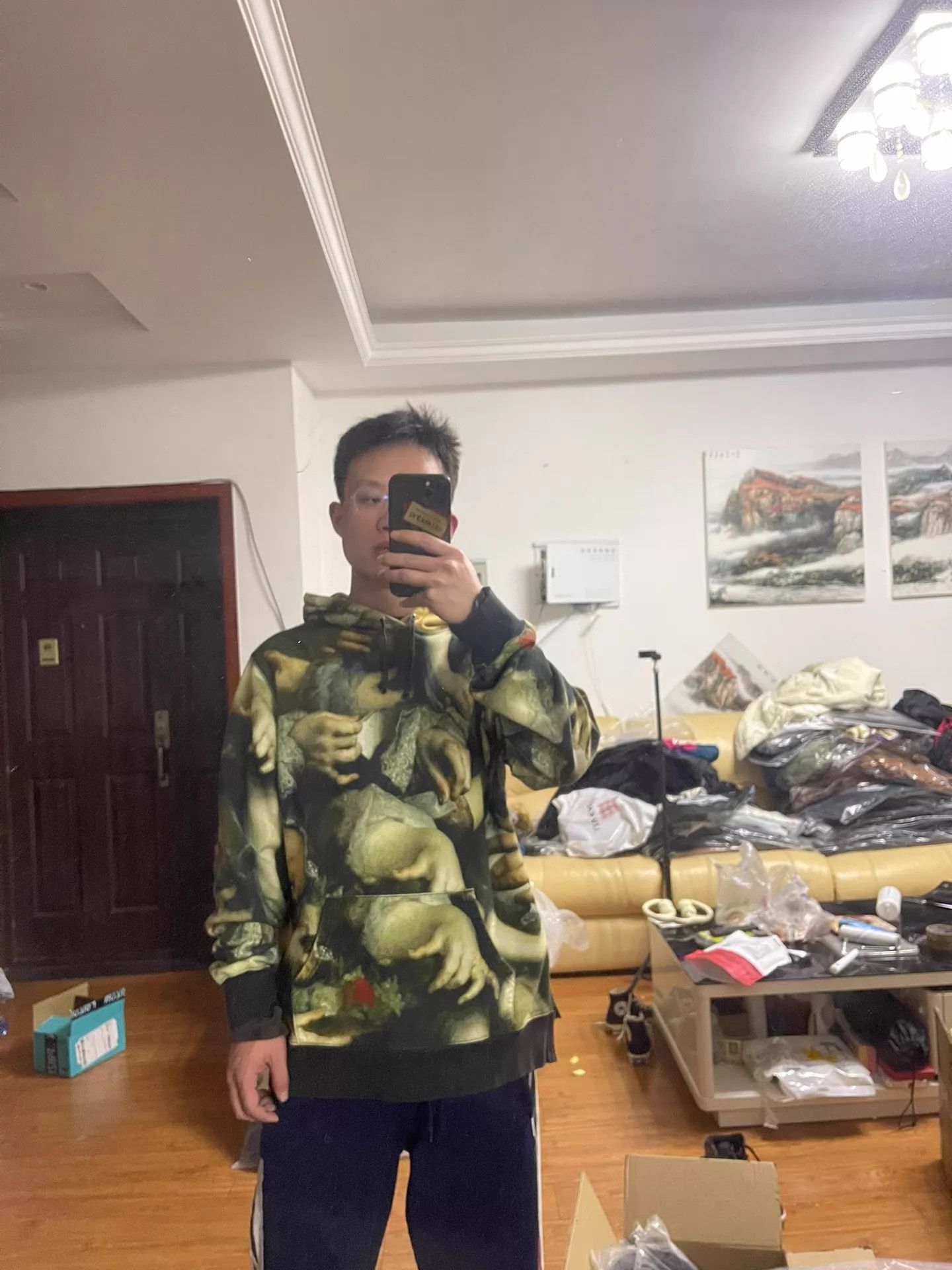 Supreme Supreme x Undercover Oil Painting Hoodie M (New with Tags) Size US L / EU 52-54 / 3 - 6 Thumbnail