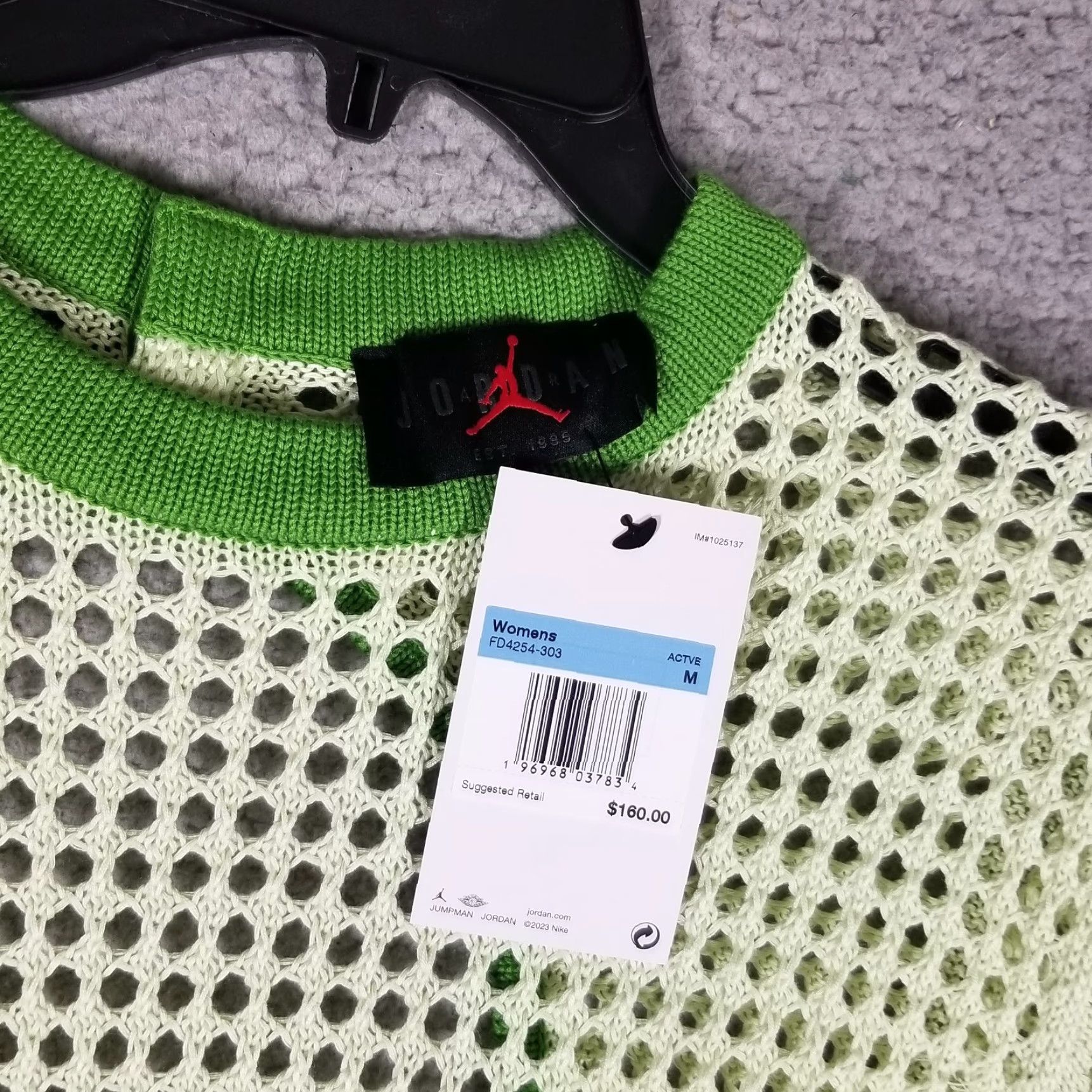 Jordan Brand Air Jordan Dress Womens M Green FD4254-303 Bephies Beauty Supply UNION x Bephies Beauty Supply Midi Sheer 90s? Size M / US 6-8 / IT 42-44 - 3 Thumbnail