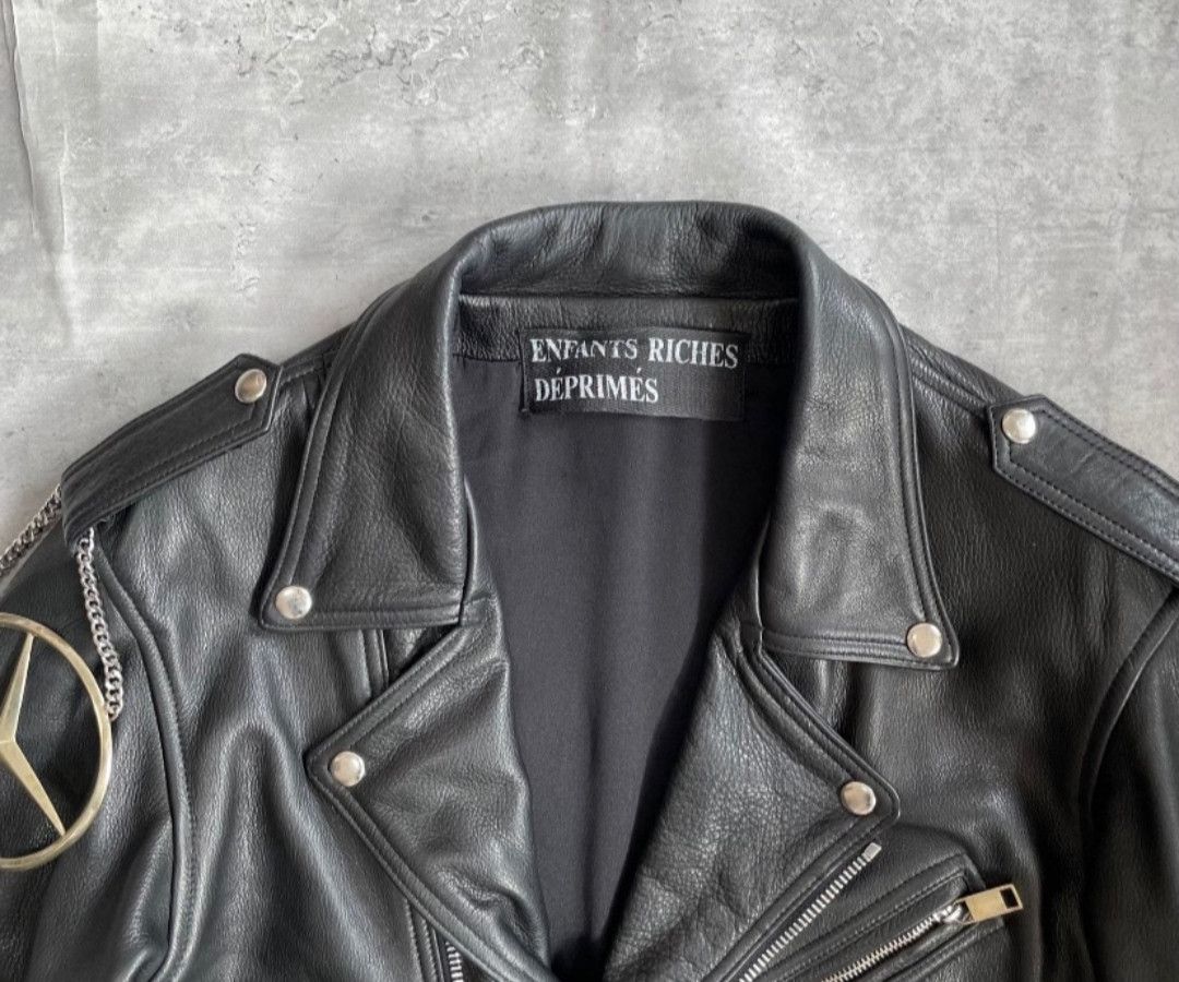 Enfants Riches Deprimes Erd Mercedes-Benz logo leather jacket Size US M / EU 48-50 / 2 - 2 Thumbnail