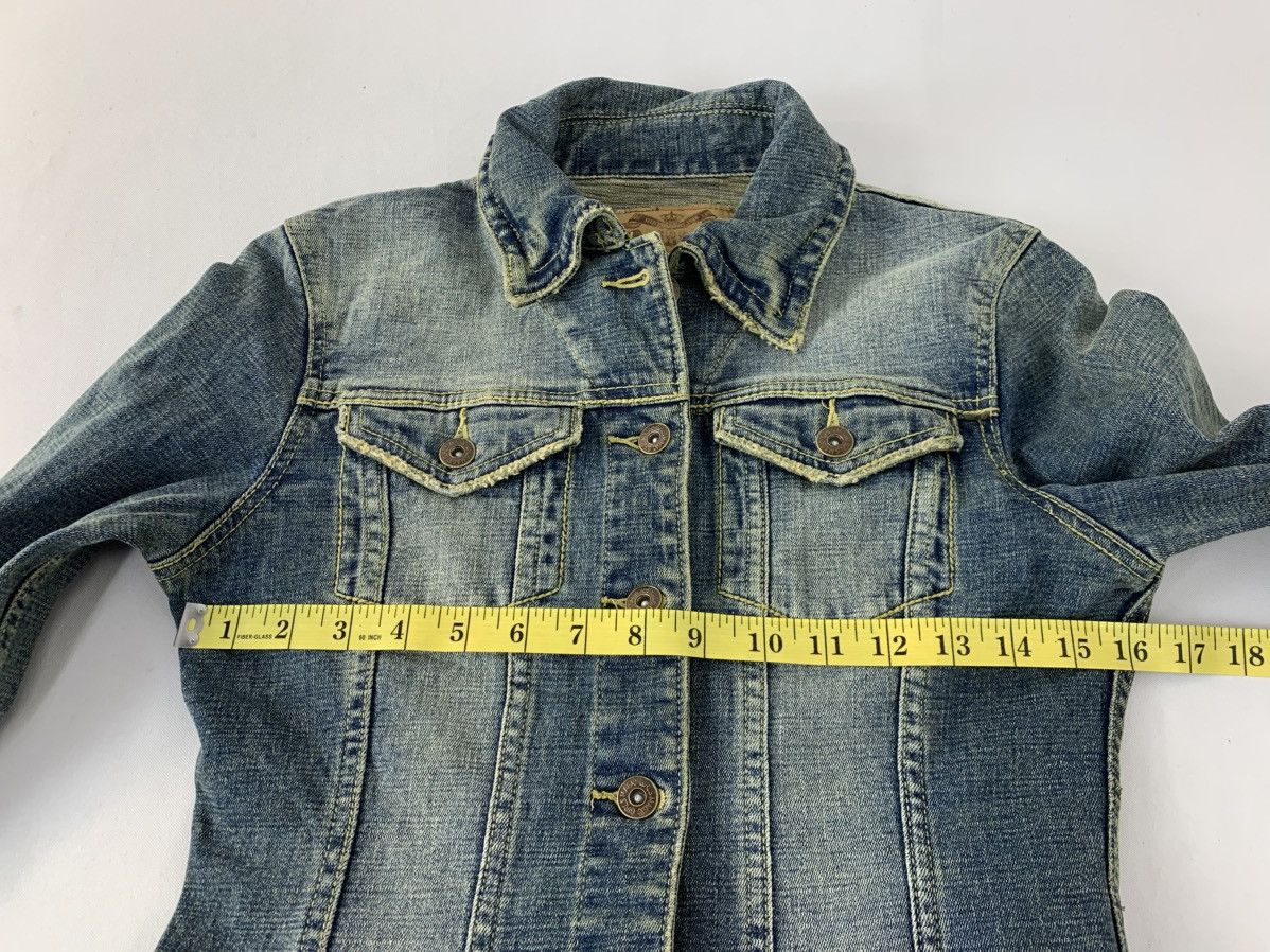 Other Girl Magic Indigo Denim Jacket Double Pocket Western Style Size XS / US 0-2 / IT 36-38 - 11 Thumbnail