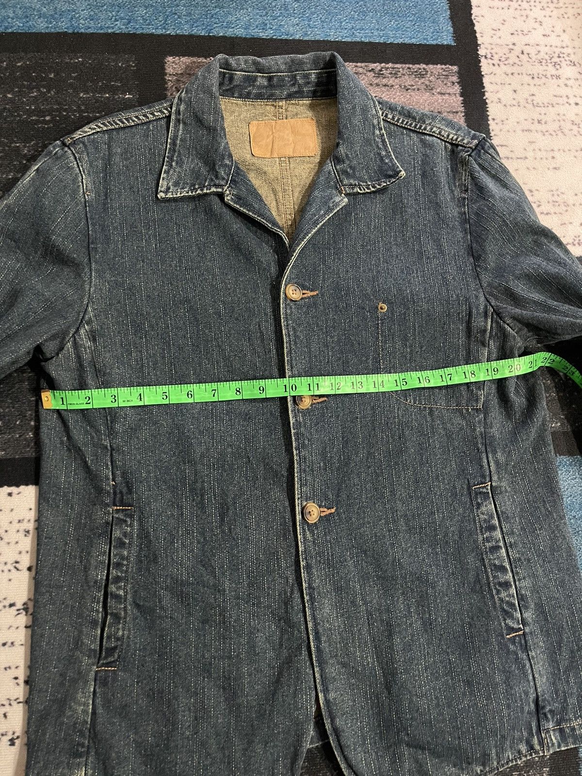 Vintage VINTAGE HIKORY CHORE DENIM JACKET Size US L / EU 52-54 / 3 - 17 Thumbnail