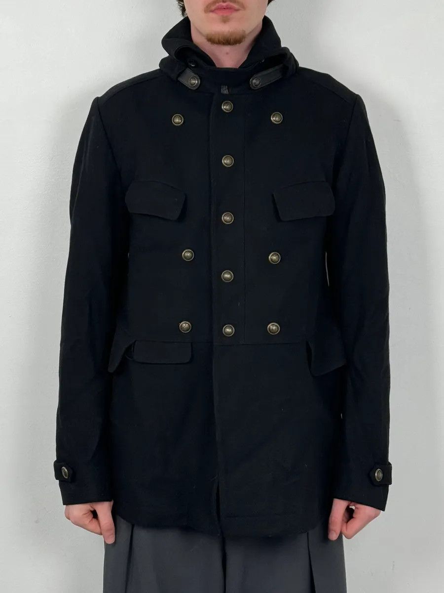 Gucci AW2008 Gucci Black Wool Buttoned Premium Jacket by Frida Giannini Size US M / EU 48-50 / 2 - 3 Thumbnail
