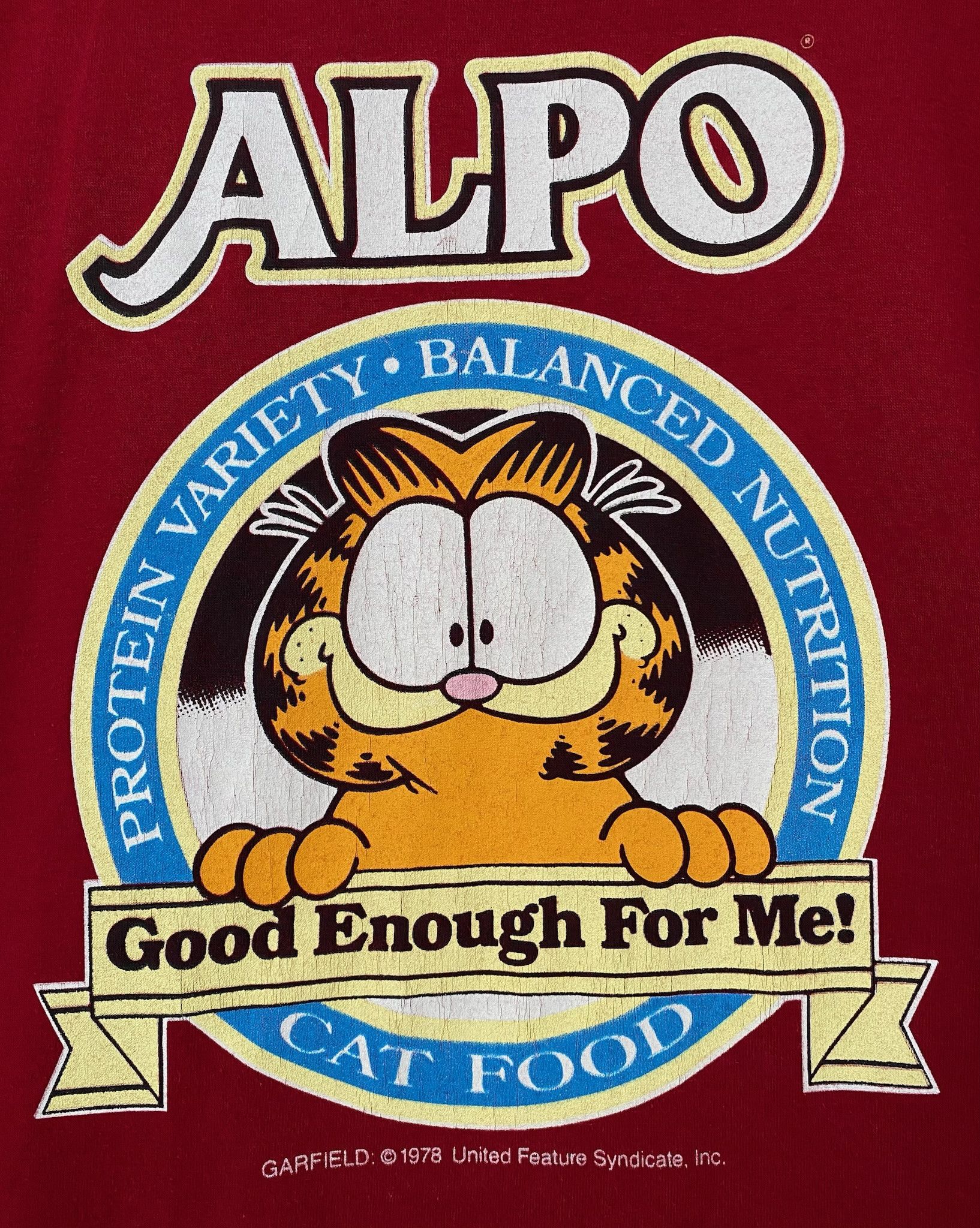Vintage 90’s Alpo Garfield Cat Food Double Sided Promo T-shirt Large Size US L / EU 52-54 / 3 - 2 Thumbnail