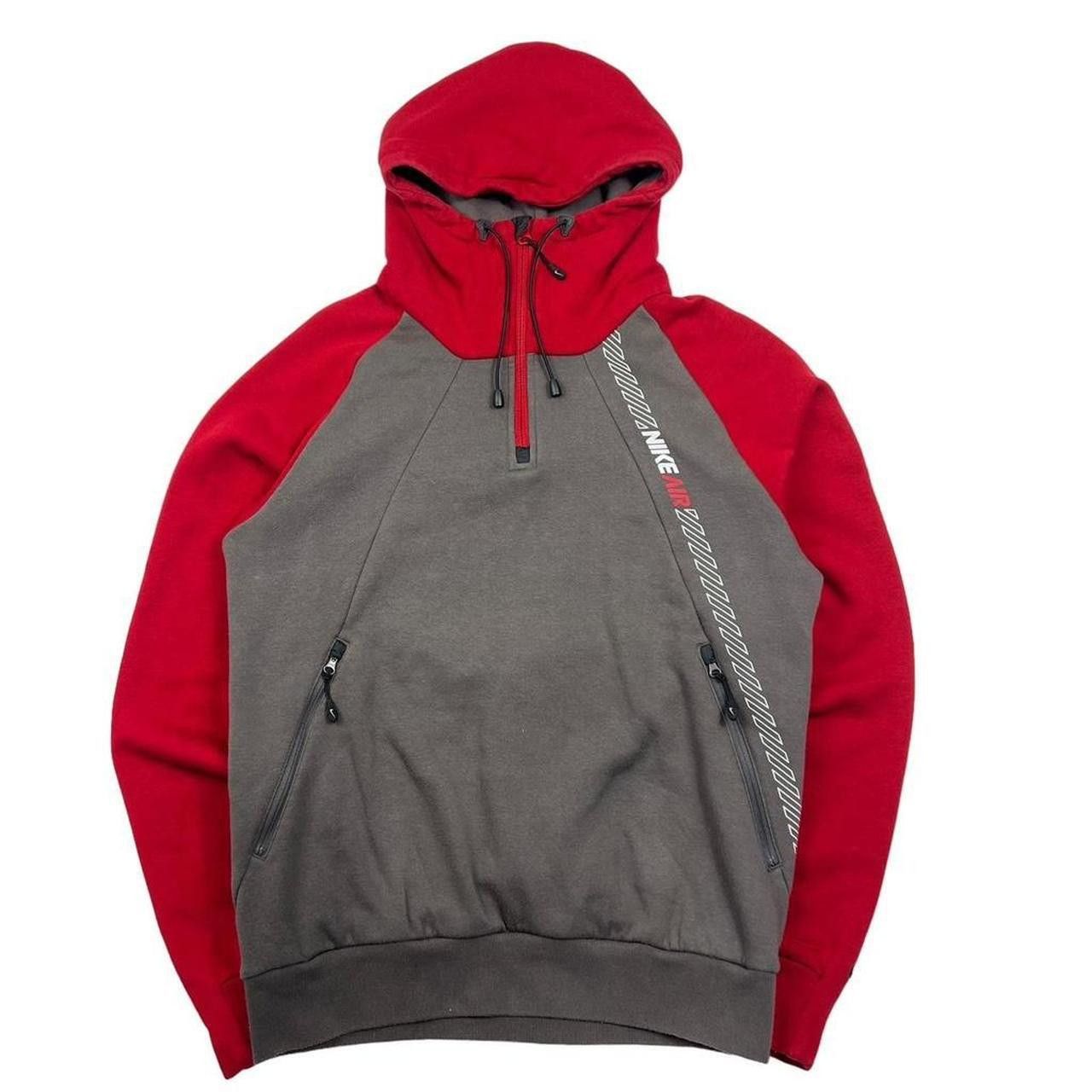 Nike Vintage Nike Air 1/4 Zip Pullover Hoodie - Small Size US S / EU 44-46 / 1 - 1 Thumbnail