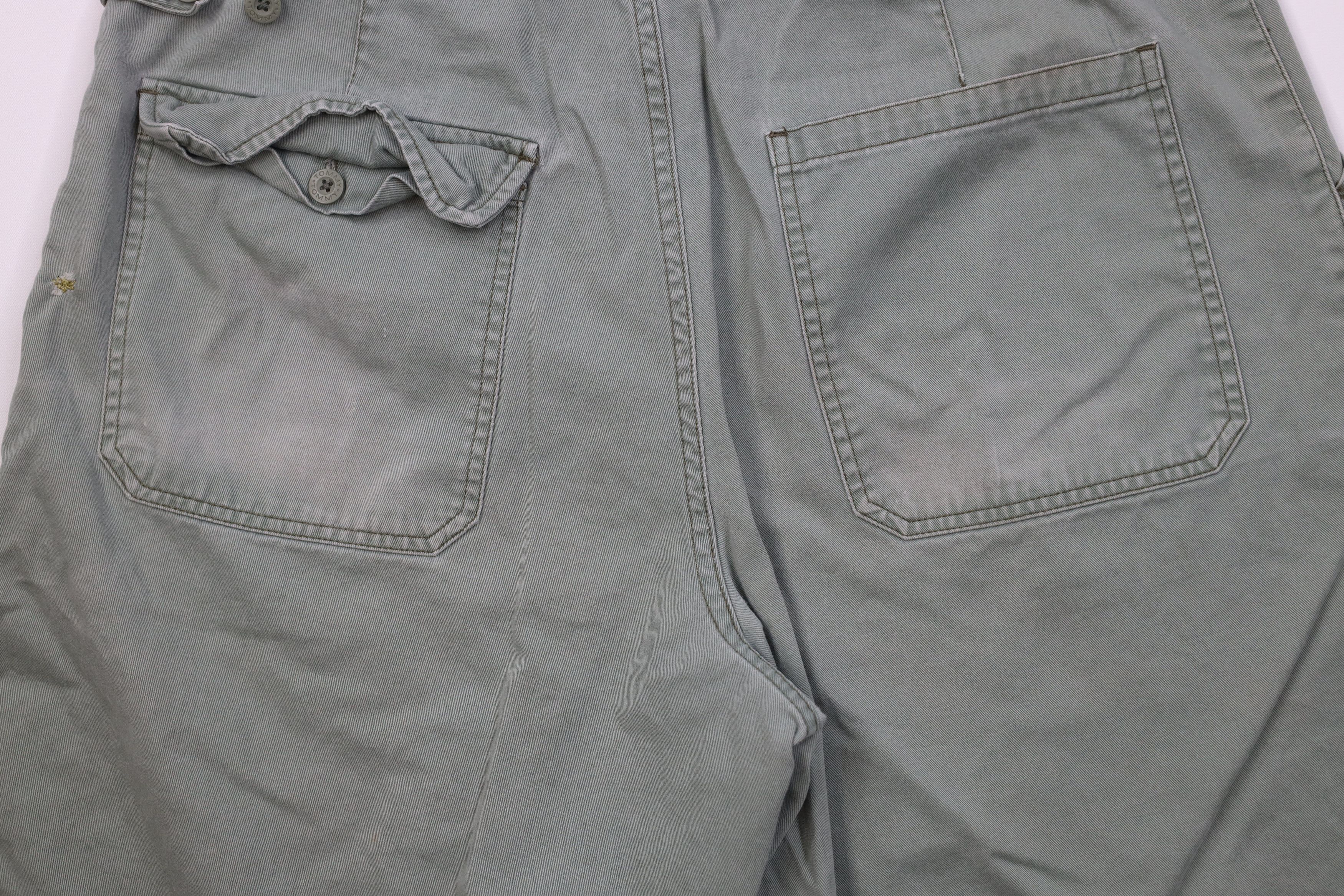 Tommy Hilfiger Vintage 90s Tommy Hilfiger Surplus Military Shorts Green Size US 36 / EU 52 - 10 Thumbnail