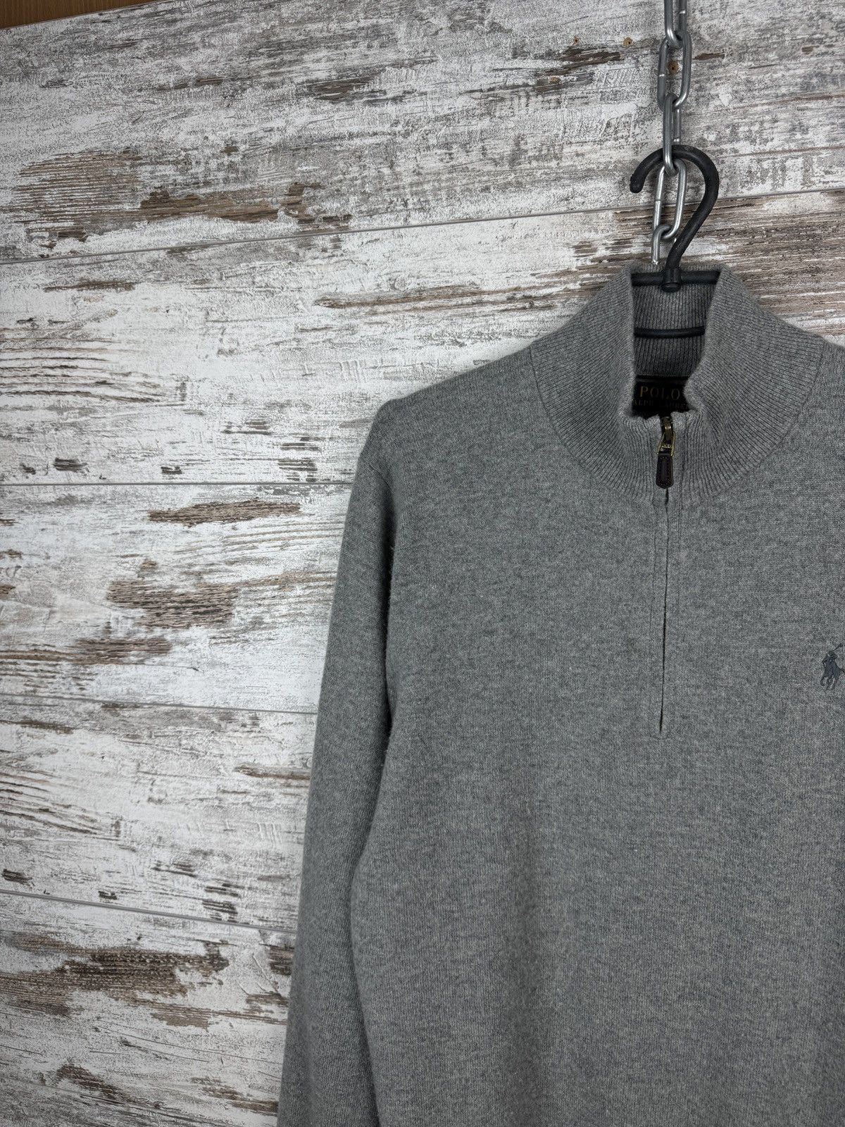 Polo Ralph Lauren Mens Vintage Polo Ralph Lauren 1/3 zip sweaters sweatshirt Size US L / EU 52-54 / 3 - 3 Thumbnail