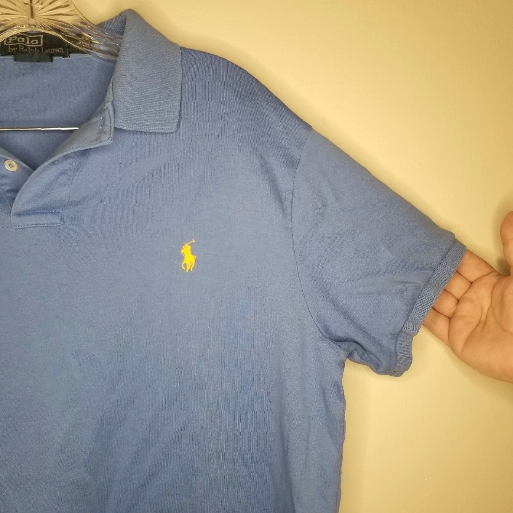 Polo Ralph Lauren POLO RALPH LAUREN Mens Blue Short Sleeve Polo Shirt Size L Size US L / EU 52-54 / 3 - 2 Thumbnail