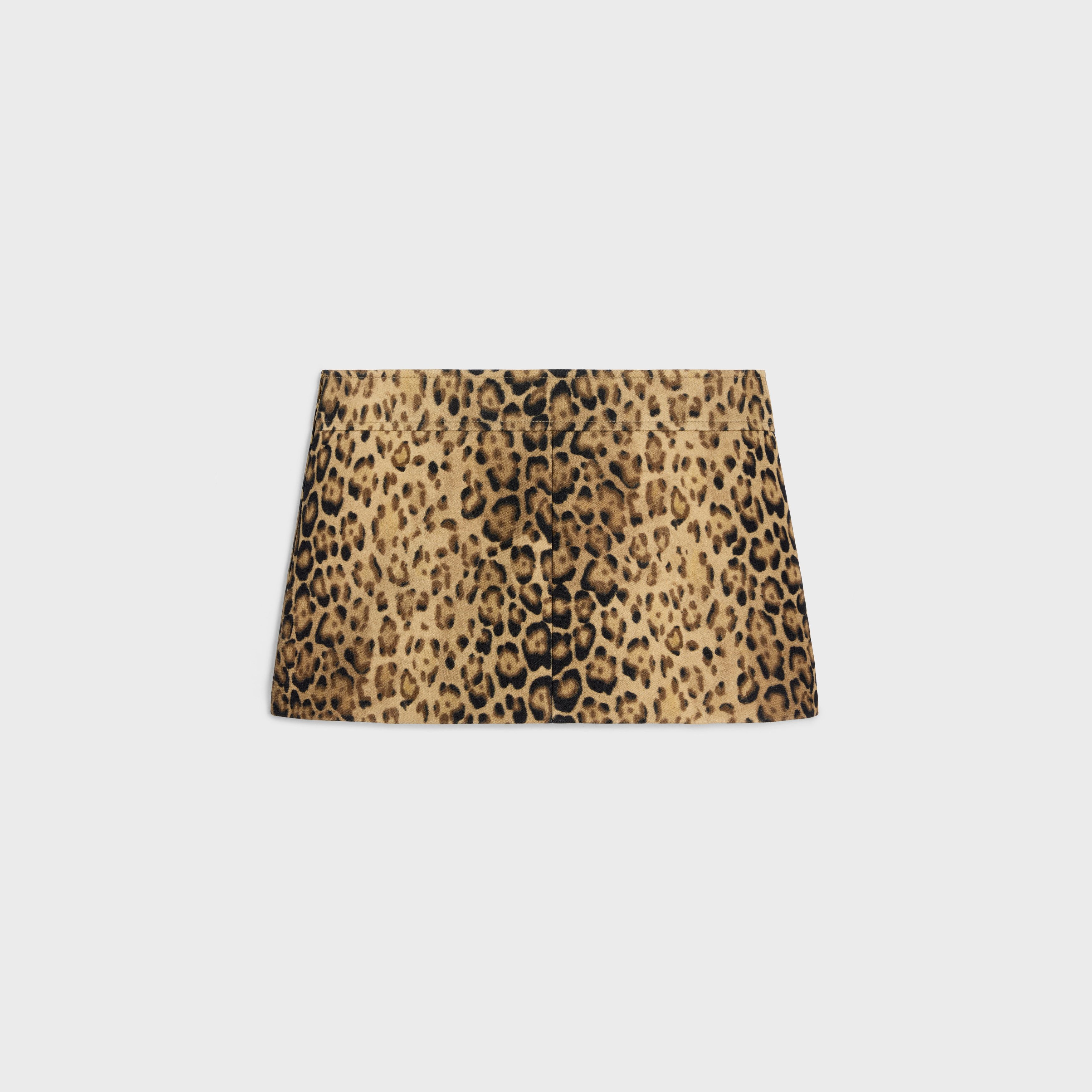 Celine o1w1db10925 2J721697X Bandeau Mini Skirt in Brown Size 30" / US 8 / IT 44 - 2 Thumbnail
