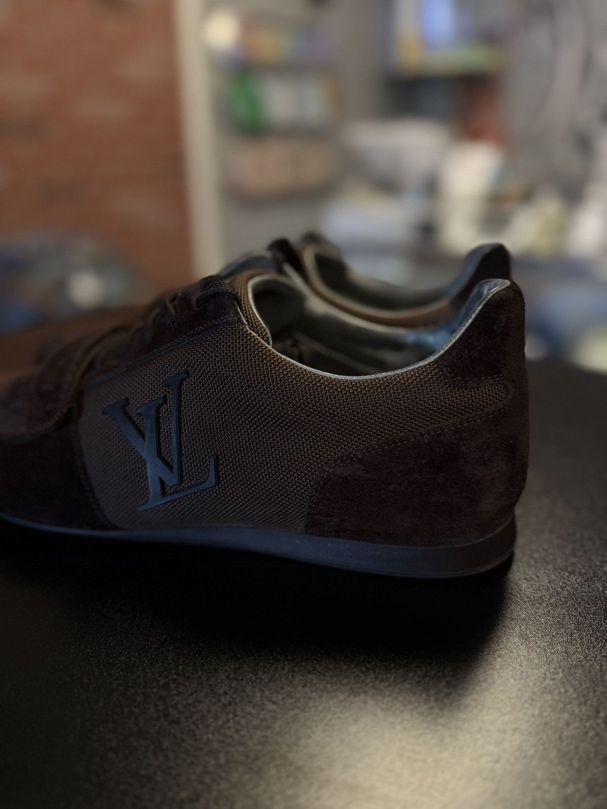Louis Vuitton Brown Vintage Strap Sneakers 9.5LV/10.5US
