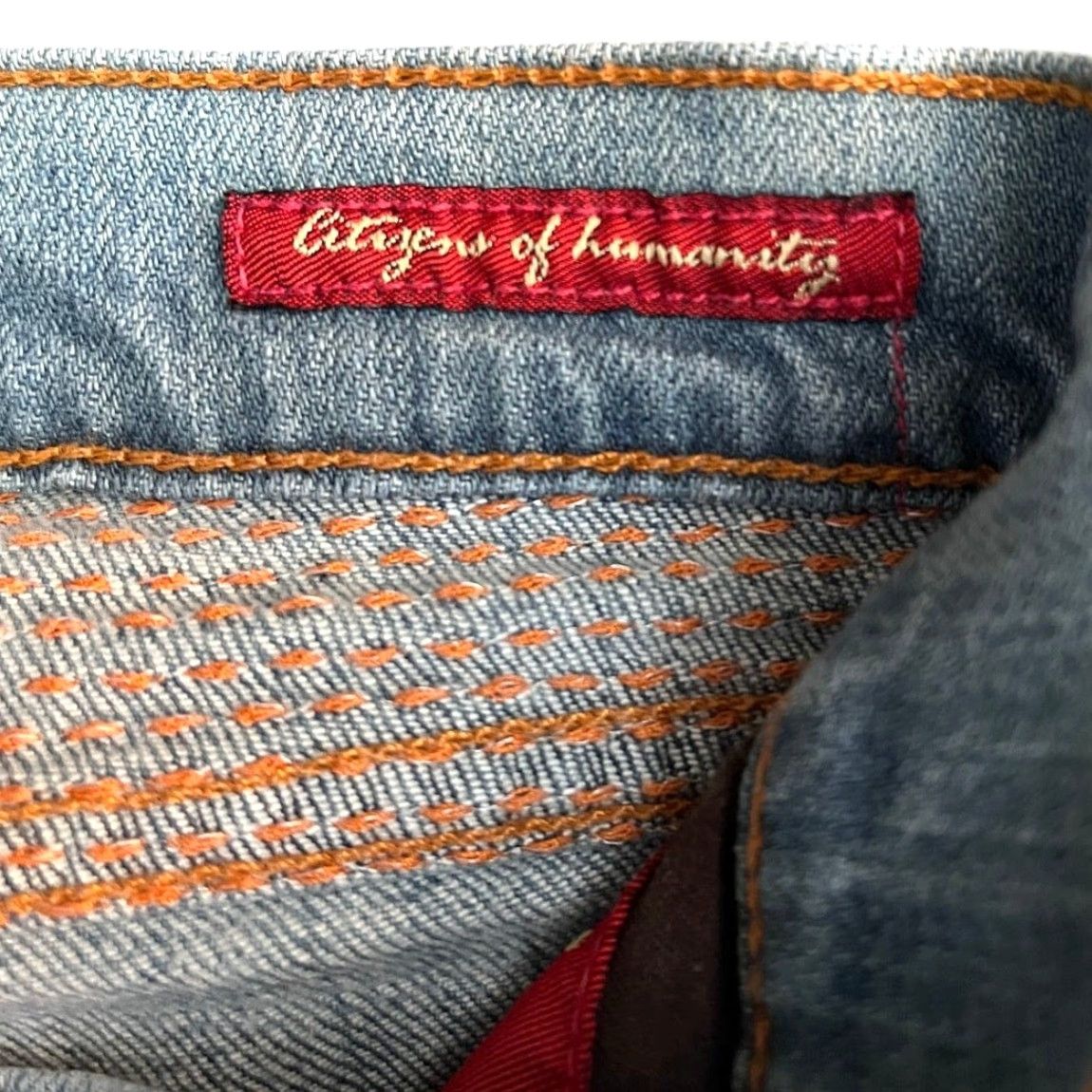 Citizens Of Humanity Citizens of Humanity Jeans Womens 25 Blue Bootcut Light Wash Made in USA Size 42" / US 20 - 7 Thumbnail