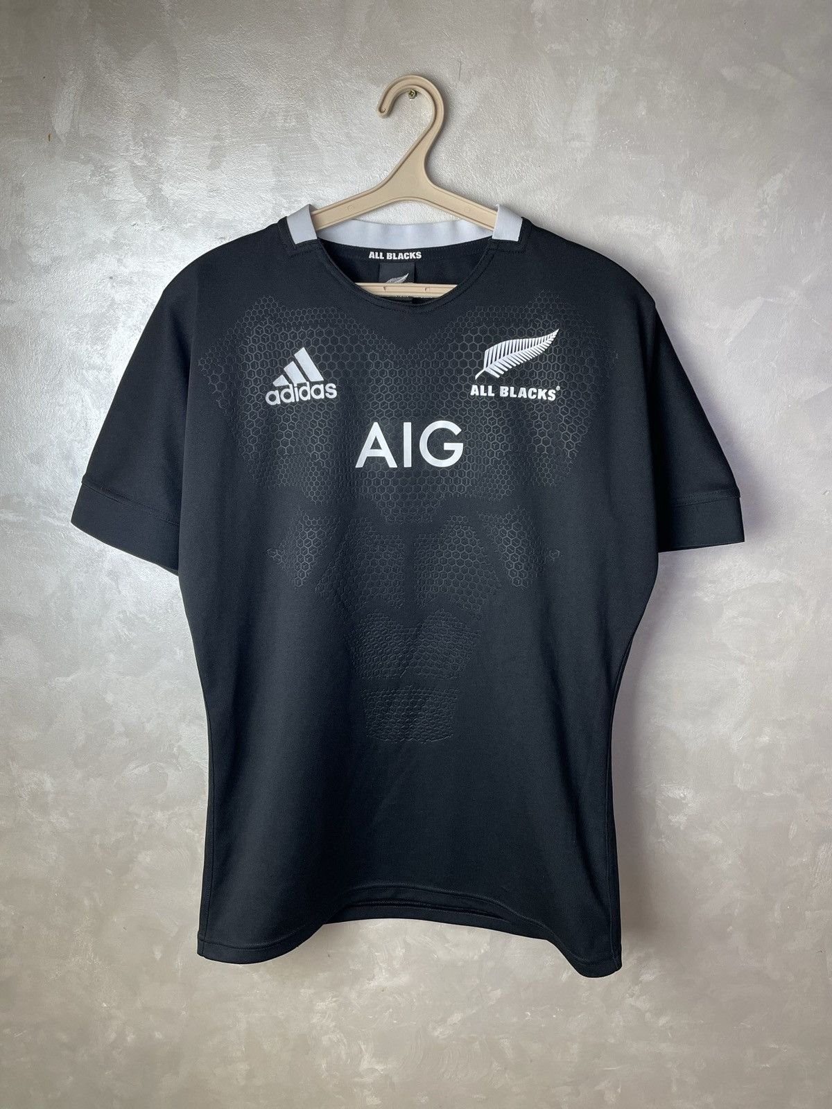 Adidas All Blacks New Zealand 2018 2019 rugby home shirt Adidas Size US L / EU 52-54 / 3 - 1 Thumbnail