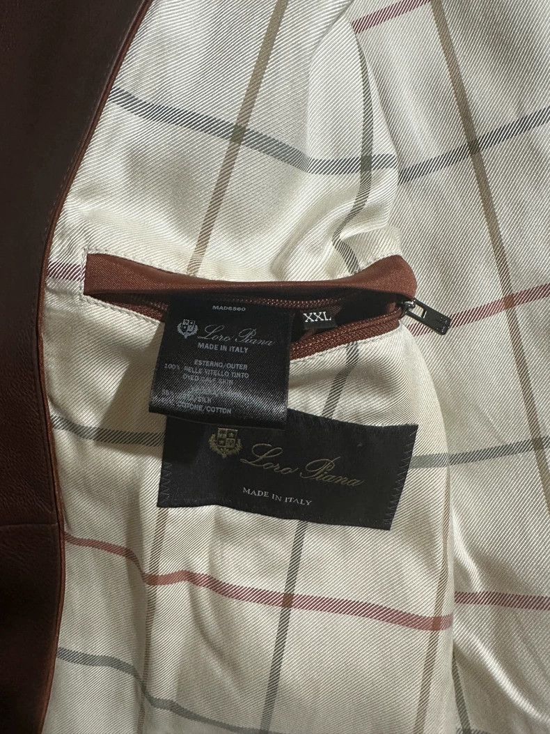 Loro Piana LORO PIANA Little Niu leather jacket Size US XXL / EU 58 / 5 - 8 Thumbnail