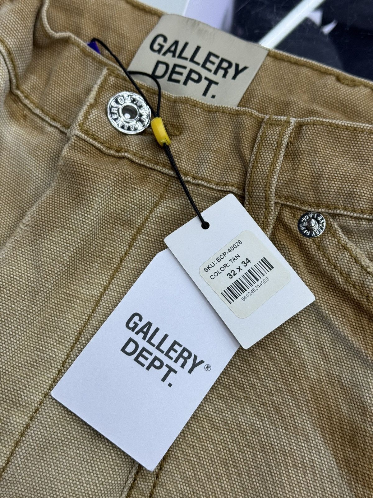 Gallery Dept. Gallery Dept Branko Carpenter Denim Jeans Tan Size US 32 / EU 48 - 12 Thumbnail