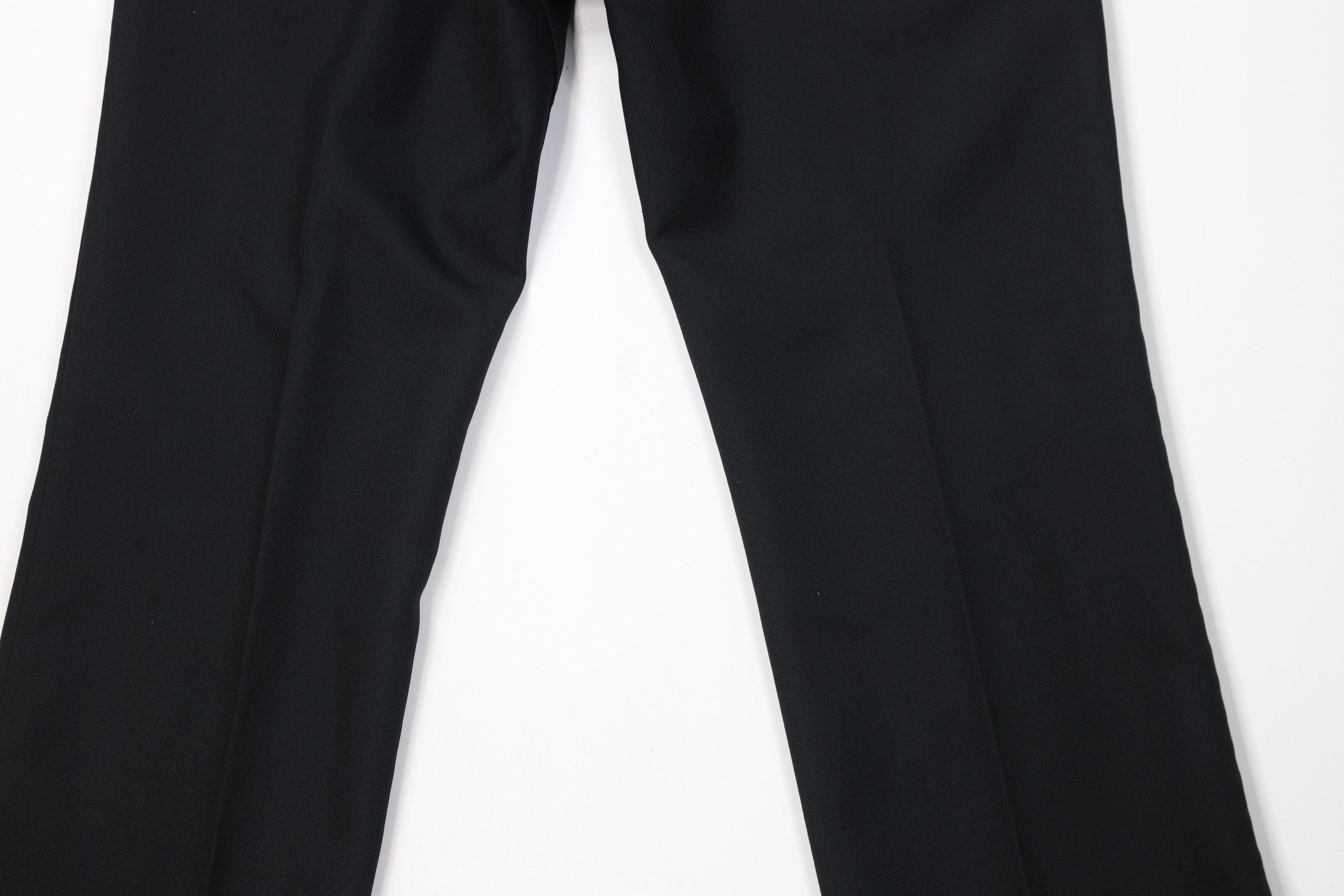 Wrangler Vintage 90s Wrangler Western Wide Leg Chino Pants Black USA Size US 34 / EU 50 - 9 Thumbnail